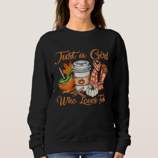 Camiseta Autumn Girls Just a girl who loves fall Pumpkin Sp