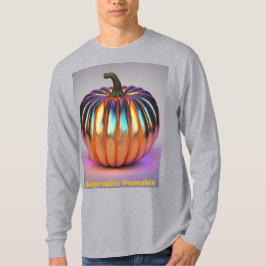 Camiseta Autumn Holographic Pumpkin T Shirt