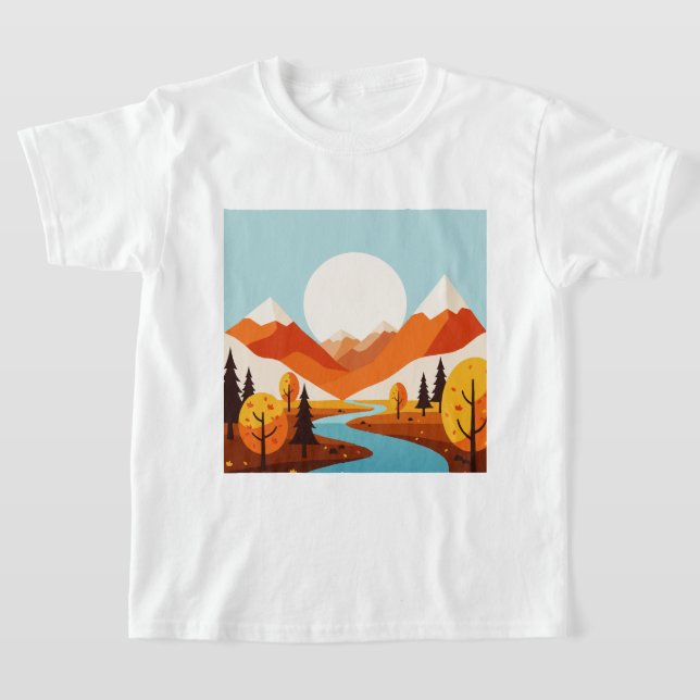 Camiseta Autumn landscape (Postura )