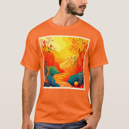 Camiseta Autumn Landscape Art