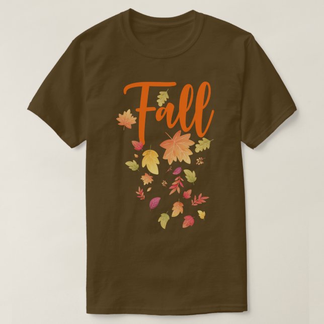 Camiseta Autumn Leaf Fall Season Leaf Love Autumn (Frente do Design)