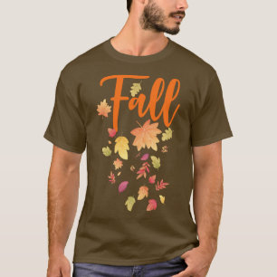 Camiseta Autumn Leaf Fall Season Leaf Love Autumn