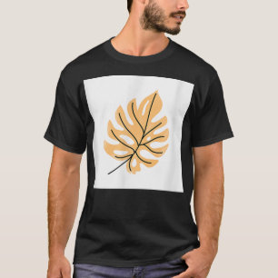 Camiseta Autumn Leaf Light Tree Deixa Impressão Decor Gi
