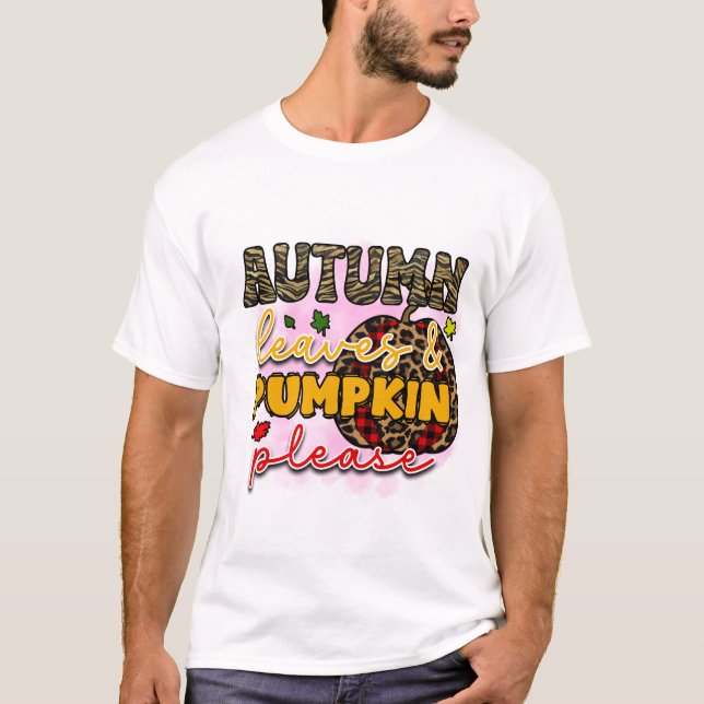 Camiseta Autumn Leaves Men (Frente)