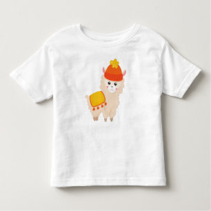 Camiseta Autumn Llama, Cute Llama, Alpaca, Llama Com Chapéu