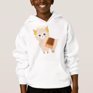 Camiseta Autumn Llama, Cute Llama, Cute Alpaca, Ear Muff