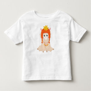 Camiseta Autumn Llama, Cute Llama, Llama Com Chapéu, Alpaca