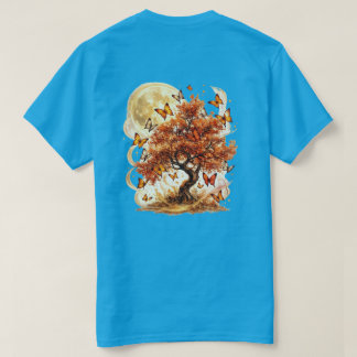 Camiseta Autumn Moon Tree Art