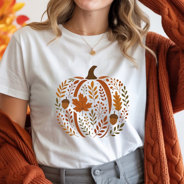 Camiseta Autumn Pumpkin (Criador carregado)