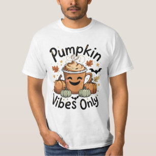 Camiseta Autumn Pumpkin Vibes T Shirt Cozy Seasonal