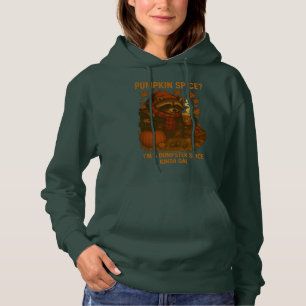 Camiseta Autumn Raccoon Funny Pumpkin Spice Latte