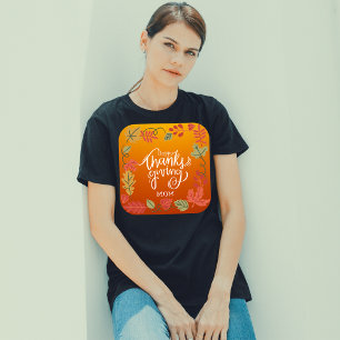 Camiseta Autumn Sai em Ação de Graças à Família