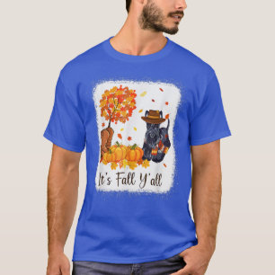 Camiseta Autumn Scottish Terrier Scottie Dog Lover Sua Qued