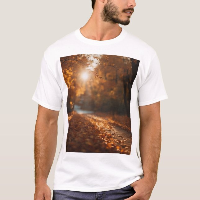 Camiseta Autumn Stroll (Frente)