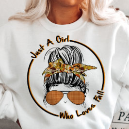 CAMISETA AUTUMN TEMOU APENAS UMA GAROTA QUE ADORA CAIR EM M