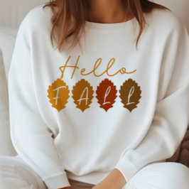 CAMISETA AUTUMN TEMOU AS FOLHAS DE QUEDA DE OLLO