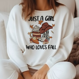 CAMISETA AUTUMN TEMTOU OCIDENTAL APENAS UMA GAROTA QUE AMA 