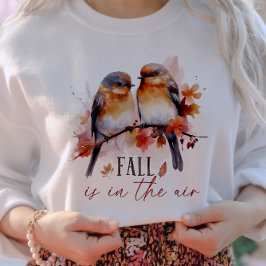 CAMISETA AUTUMN THEMN CAIU NAS AVES DE AR