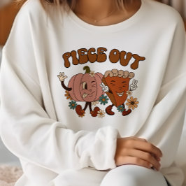 CAMISETA AUTUMN THEMN THEMING ENGRAÇADO PEACE OUT PUMPKIN P