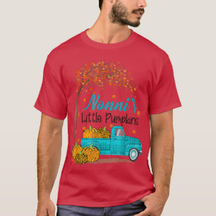 Camiseta Autumn Tree nonnis Little Pumpkins Blue TruckFall
