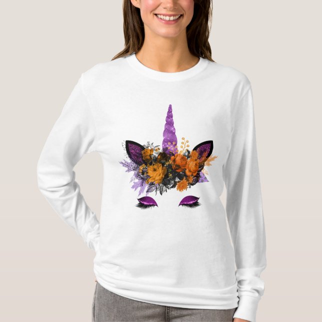 Camiseta Autumn Unicorn T Shirt (Frente)