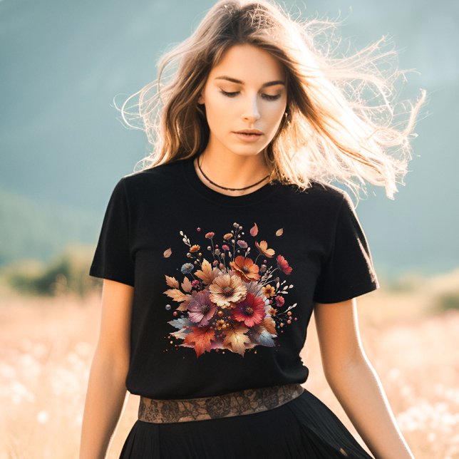 Camiseta Autumn Wildflower Women's (Criador carregado)