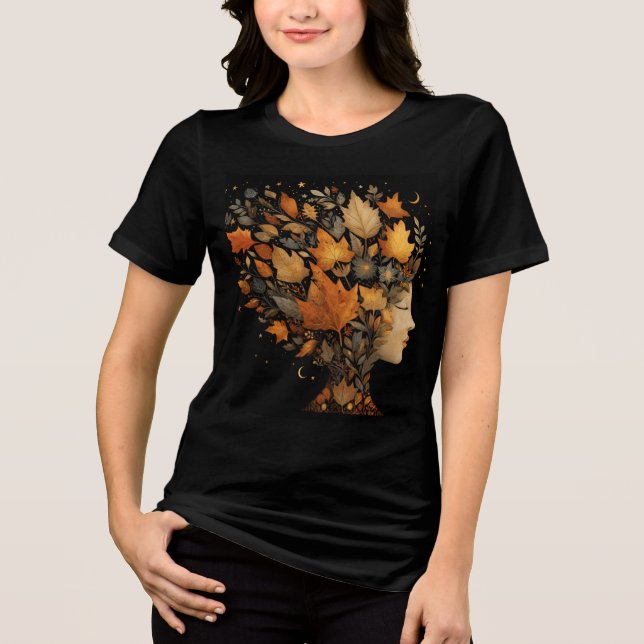 Camiseta AutumnGirl Fall Deixa O Tee, Boho Fall Lovers Gift (Frente)