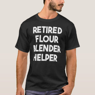 Camiseta Auxiliar de Blender de Flores Aposentado