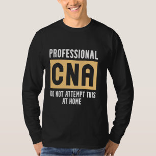 Camiseta Auxiliar de Enfermagem Certificado Cna Creative