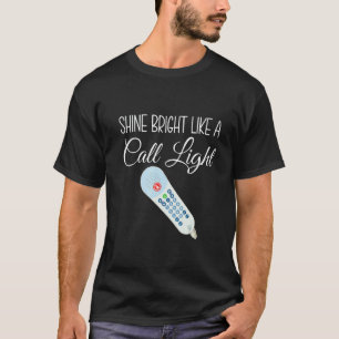 Camiseta Auxiliar de Enfermagem Er Uti Brilha Como Luz de C