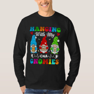 Camiseta Auxiliar de Enfermagem Pendurado Com Meu Gn CNA