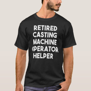 Camiseta Auxiliar de Operador de Máquina de Fundição Aposen