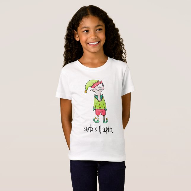 Camiseta Auxiliar de papais noeis (Frente Completa)
