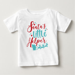 Camiseta Auxiliar De papais noeis, Sleigh, Reindeer, Estrel