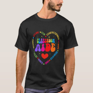 Camiseta Auxiliar de Sala Groovy Professor Retro Volta às A