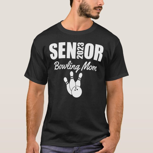 Camiseta Auxiliar Pai da Equipe de Boliches da Mãe da Bolic (Frente)