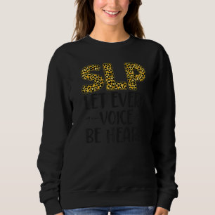 Camiseta Auxiliar Terapêutico de Discurso SLP Leopard Che