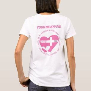 Camiseta Auxiliar Voluntário Assistente