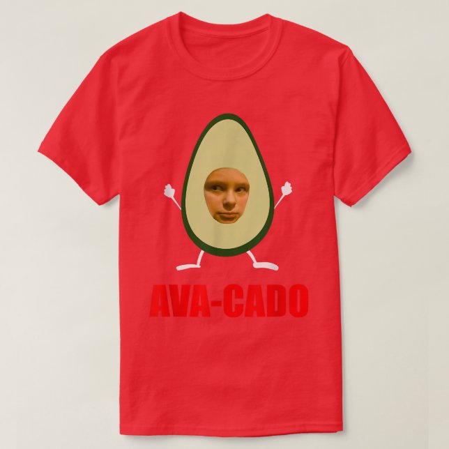 Camiseta Ava Avocado (Frente do Design)