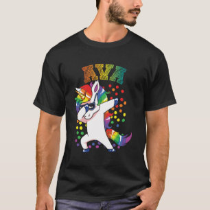 Camiseta Ava Dabbing Unicorn