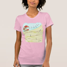 Camiseta Ava soletrada por aminoácidos, mulher fina Tee