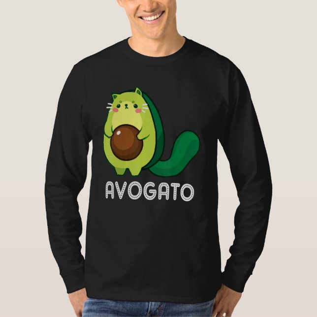 Camiseta Avagato Cat Avogato Avocado (Frente)
