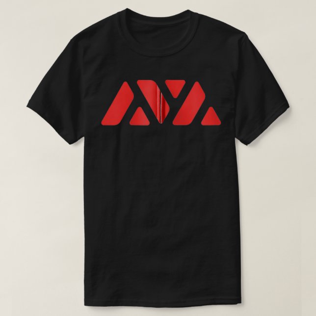 Camiseta Avalanche AVAX Red Logo Image Cryptocurrency Zip (Frente do Design)