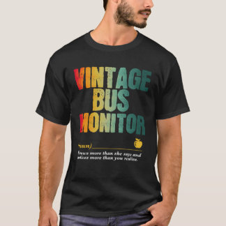 Camiseta Avaliação do Monitor de Barramento Semana de Volta