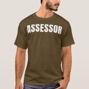 Camiseta Avaliador Funny Job Title Profissão de Aniversário