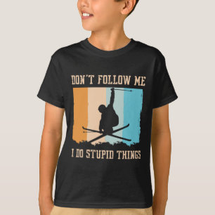 Camiseta Avanço de Neve de Aproximação de Atividade Recreac