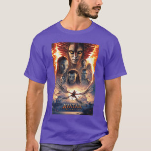 Camiseta Avatar Fogo e Cinza Cartaz Oficial do Filme