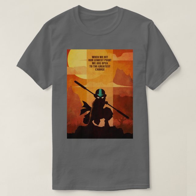 Camiseta avatar os últimos 4 (Frente do Design)