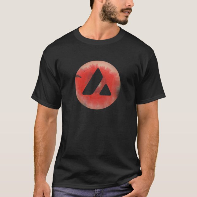 Camiseta AVAX Avalanche - Moedas Cripto (Frente)