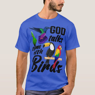 Camiseta Ave Assistindo Ornitólogo Deus Faith Bird Nerd 1